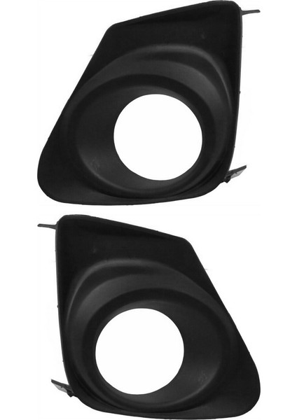 2011-2013 Toyota Corolla Için Sis Farı Trim Seti Sol ve Sağ Siyah Plastik 2 Adet (Yurt Dışından) indirimleri
