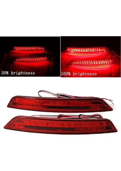 2 Adet Araba LED Arka Tampon Reflektör Işık Ford Mondeo Sedan 2007-2010 Kuyruk Fren Stop Araba Işık Sis Lambası (Yurt Dışından) modelleri