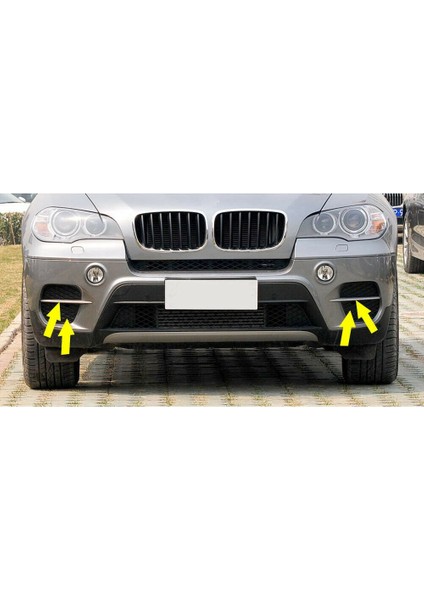 Shuai Yan 1 Çift Ön Tampon Grille Kapak Grill Trim -Bmw X5 E70 2011-2013 51117222859 51117222860 (Yurt Dışından)