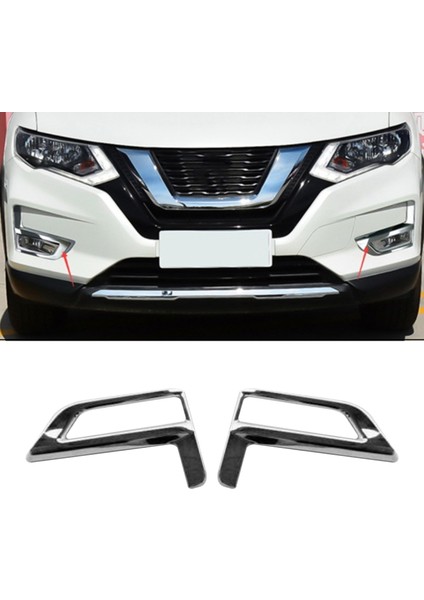 Nissan Rogue 2017-2020 Için 2 Adet Ön Sis Lambası Sis Işık Kapak Trim (Yurt Dışından) fiyatları