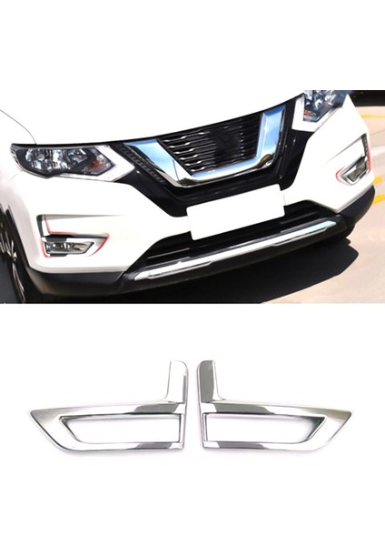Nissan Rogue 2017-2020 Için 2 Adet Ön Sis Lambası Sis Işık Kapak Trim (Yurt Dışından) modelleri