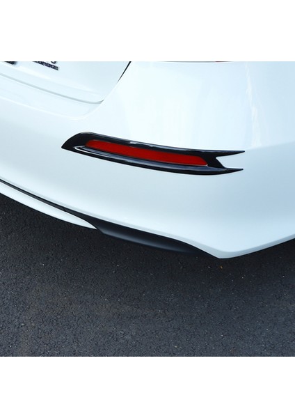 11. Nesil Honda Civic 2022 Için Araba Arka Sis Işık Lambası Dekoratif Çerçeve Kapak Trim Sticker Dış Aksesuar, Siyah (Yurt Dışından) fırsatları