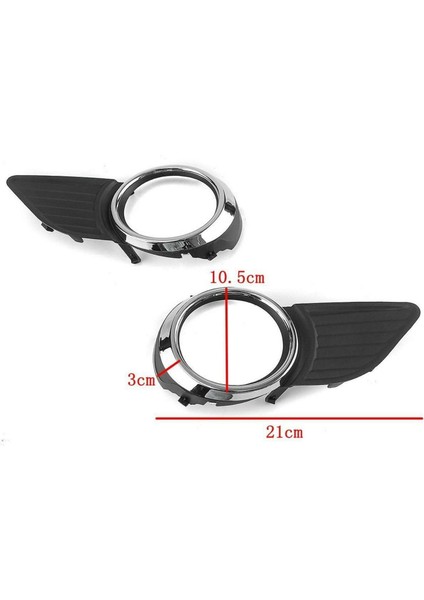 Toyota Sienna Xle 2011-2015 Için Ön Sis Işık Lambası Krom Çerçeve Trim Yolcu Yan 5212708030 52030-08010 TO1039146 (Yurt Dışından) indirimleri