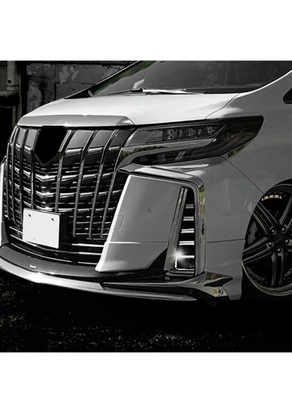 Toyota Alphard 30 Serisi Için Ön Tampon Trim Koruyucu Şerit Sis Lambası Sis Lambası Garnitür Şerit Krom Dekoratif Şerit (Yurt Dışından)
