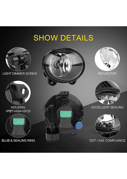 Ön Tampon Sürüş Lambası Sis Lambası 63177839865 63177839866 Bmw-2 Için 3 5 Serisi E92 E93 F07 F10 F22 F23 M3 M5 (Yurt Dışından) indirimleri