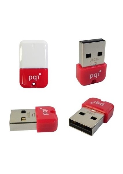 Flash Bellek 32GB USB Bellek 2.0 USB Kırmızı Pqı U602L