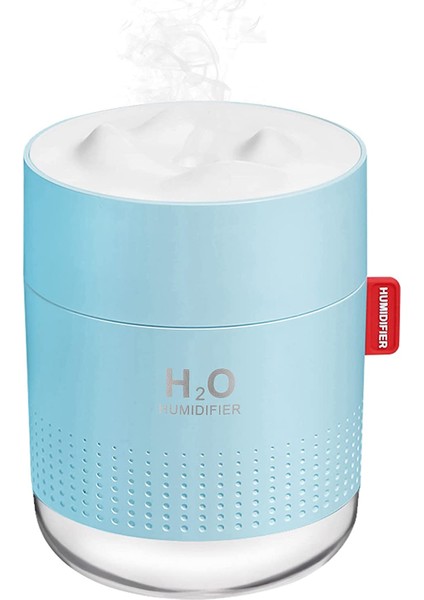 500ML USB Cool Mist Nemlendirici-Mavi (Yurt Dışından)