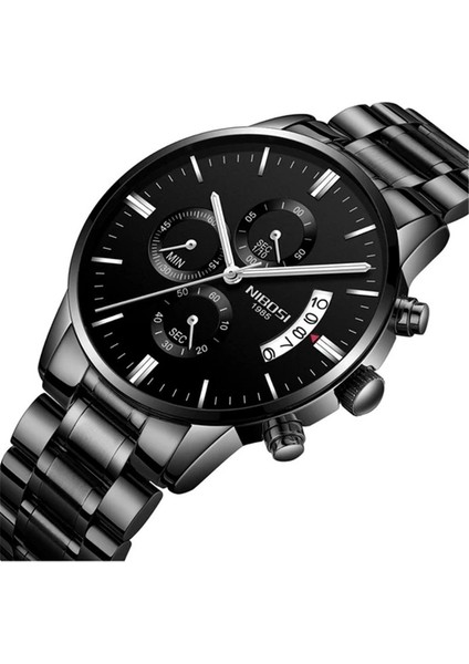 Suya Dayanıklı Paslanmaz Çelik Erkek Kol Saati (Yurt Dışından)