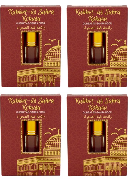 Kubbetüs Sahra Kokusu Alkolsüz Esans 3ml 4 Adet