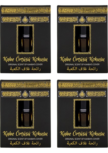 Kabe Örtüsü Kokusu Alkolsüz Esans 3ml 4 Adet