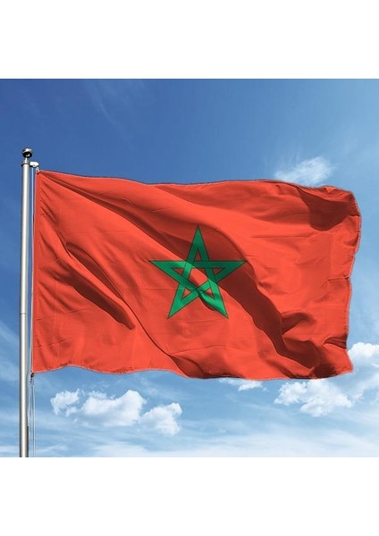 Fas Gönder Bayrağı Raşel Kumaş 50X75 cm