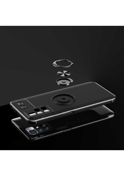 Redmi 10 Yüzüklü Kılıf Mıknatıslı Standlı Parmak Izi Bırakmayan Darbe Emici Dayanıklı Kapak modelleri