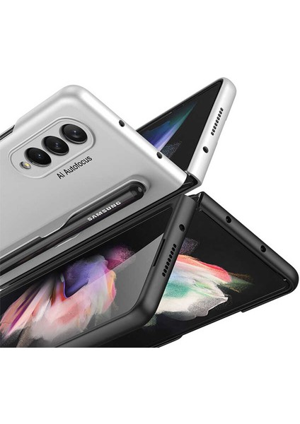 Galaxy Z Fold 3 5g S Pen Kılıf Soft Darbe ve Çiziklere Dayanıklı Ince Tasarım Kalem Bölmeli Kapak fiyatları