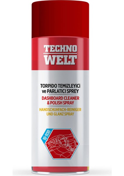 Techno Welt Torpido Temizleyici ve Parlatıcı Sprey 400ML