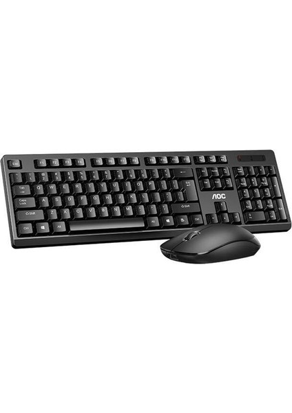 Kablosuz Su Geçirmez Klavye ve Mouse Seti Siyah (Yurt Dışından)