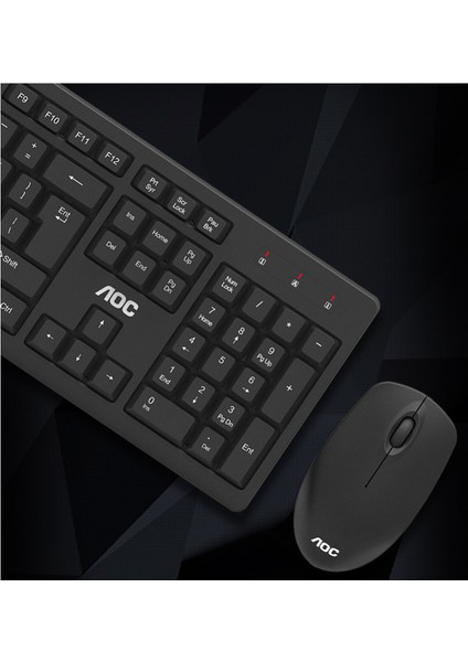 Kablosuz Su Geçirmez Klavye ve Mouse Seti Siyah (Yurt Dışından)