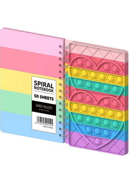 Bubble Fidget Notebook Pop Fidget Oyuncaklar Stresi Azaltan Defter(Yurt Dışından)