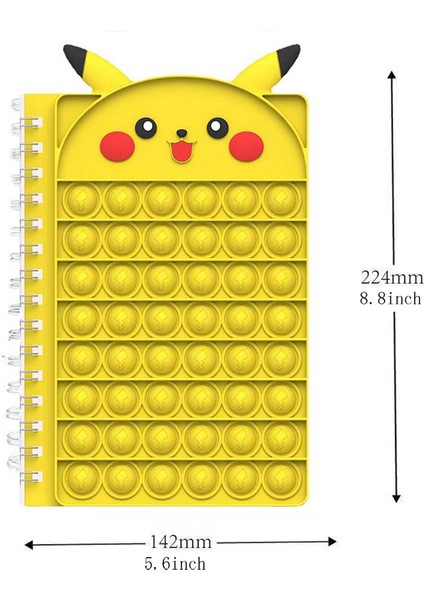 Silikon Ördek Desenli Defter -Sarı (Yurt Dışından)