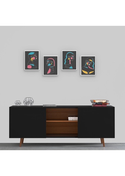 Women 4 Parça Mdf Tablo fiyatları