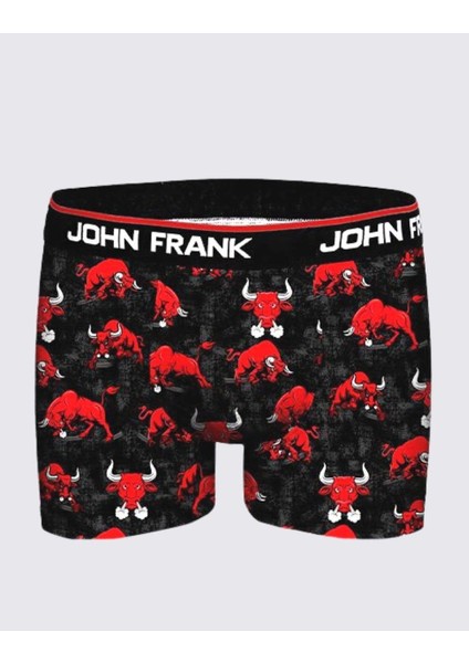 John Frank Dijital Erkek Boxer - Bulls
