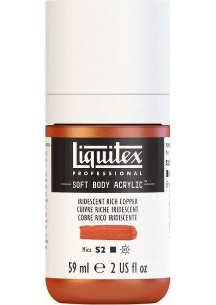 : Professional Soft Body : Akrilik Boya : 59 ml : Iridescent Rich Copper 230 S2