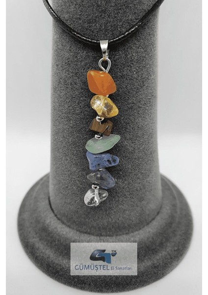 7 Çakra Doğal Taş Kolye Doğal Taş Tasarım