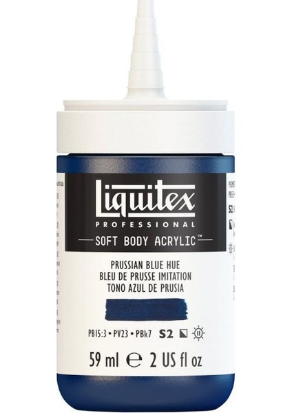 : Professional Soft Body : Akrilik Boya : 59 ml : Prussian Blue Hue 320 S2
