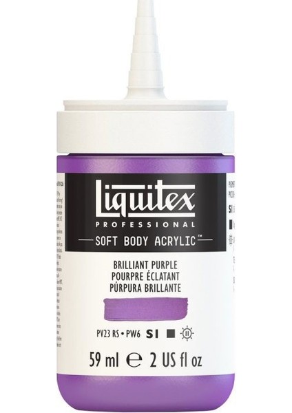 : Professional Soft Body : Akrilik Boya : 59 ml : Brilliant Purple 590 S1 fiyatları