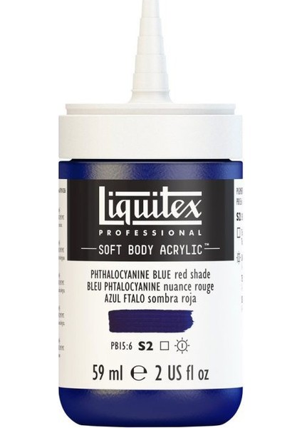 : Professional Soft Body : Akrilik Boya : 59 ml : Phthalocyanine Blue Red Shade 314 S2 fiyatları