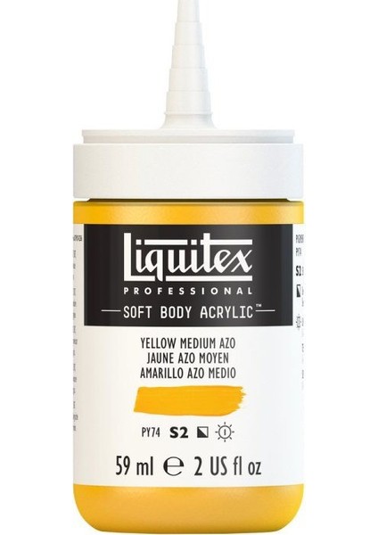 : Professional Soft Body : Akrilik Boya : 59 ml : Yellow Medium Azo 412 S2 fiyatları