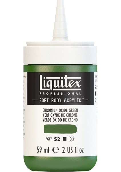: Professional Soft Body : Akrilik Boya : 59 ml : Chromium Oxide Green 166 S2 fiyatları