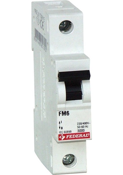 Si̇gorta 1faz 6ka 10A Federal FM6-C10