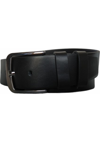 %100 Tek Kat Deri Siyah Kot Pantolon Kemeri 4.5 cm fiyatları