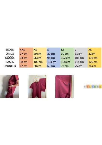 Doktor Hemşire Forması Cerrahi Nöbet Takımı Kadın-Erkek Siyah Üniforma modelleri