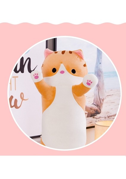 Sevimli Uzun Kedi Peluş Oyuncak 50 Cm (Yurt Dışından)