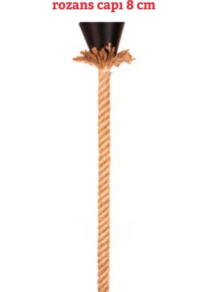 Halat Avize Tekli Sarkıt 55 Cm.