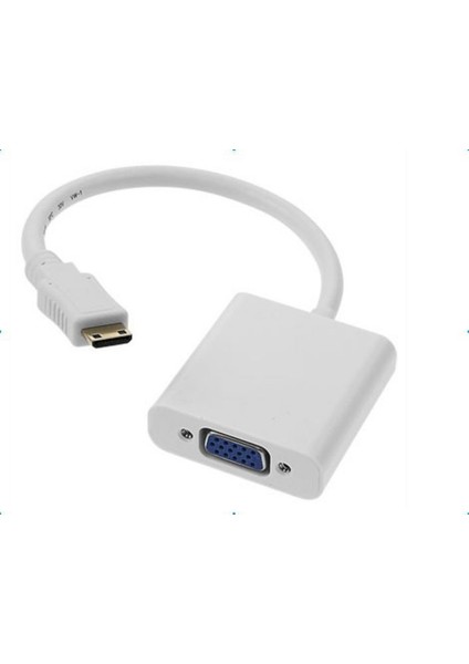 Mini HDMI To VGA Dönüştürücü Hd 1080P