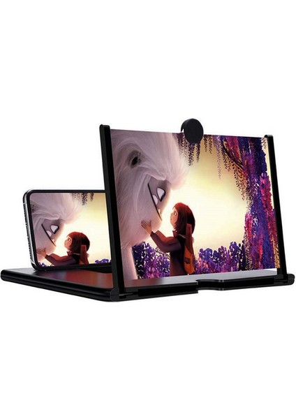 12 Inç Hd Cep Telefonu Ekran Büyüteç Standı Tabanı