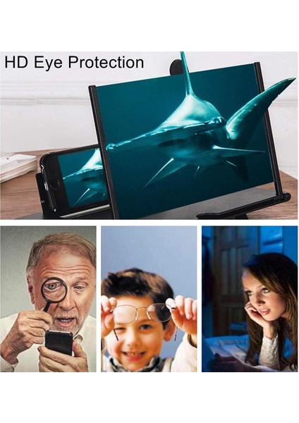 12 Inç Hd Cep Telefonu Ekran Büyüteç Standı Tabanı indirimleri