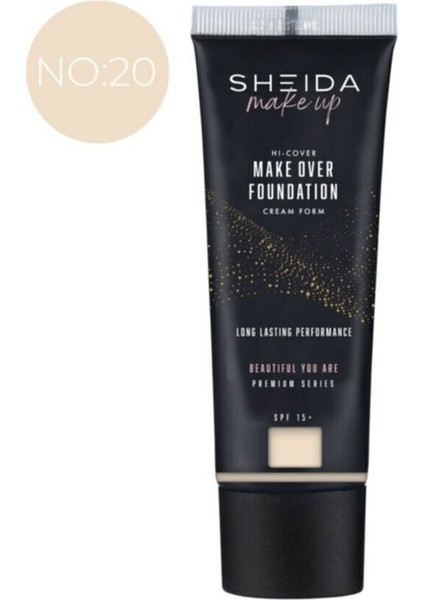 Make Over Cream Foundatıon (Krem Fondöten) No:20