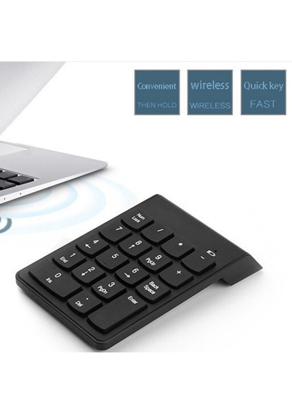 Kablosuz 2.4 Sayısal Tuş Takımı 18 Tuşlu Bluetooth Klavye Ofis Mini Klavye Ofis Ofis Çalışanları Için Uygun (Yurt Dışından)