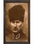 Atatürk Eskitme Tablosu-Kahverengi Ahşap - 50 x 90 1