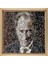 Atatürk Kolajı Tablosu-Naturel Ahşap Çerçeve - 40X40 1