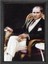 Atatürk Kahve Içerken Tablosu-Siyah Ahşap - 50X70 1