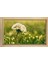 Karahindiba Çiçek Tablosu-Naturel Ahşap Çerçeve - 40 x 60 1