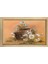 Saksı ve Papatyalar Tablosu-Naturel Ahşap - 100 x 150 1