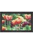 Kırmız Gül Çiçekleri Tablosu-Siyah Ahşap Çerçeve - 50 x 70 1