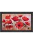 Gelincik Çiçekleri Tablosu-Siyah Ahşap Çerçeve - 50 x 90 1