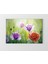 Kırmızı Mor Çiçekleri Tablosu-Çerçevesiz - 50 x 90 1