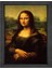 Mona Lisa Tablosu-Siyah Ahşap Çerçeve - 50 x 70 1